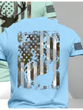 Lightweight 3D Tee Men Daily Wear