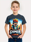 Quick Dry Digital Tee Men Casual Fit