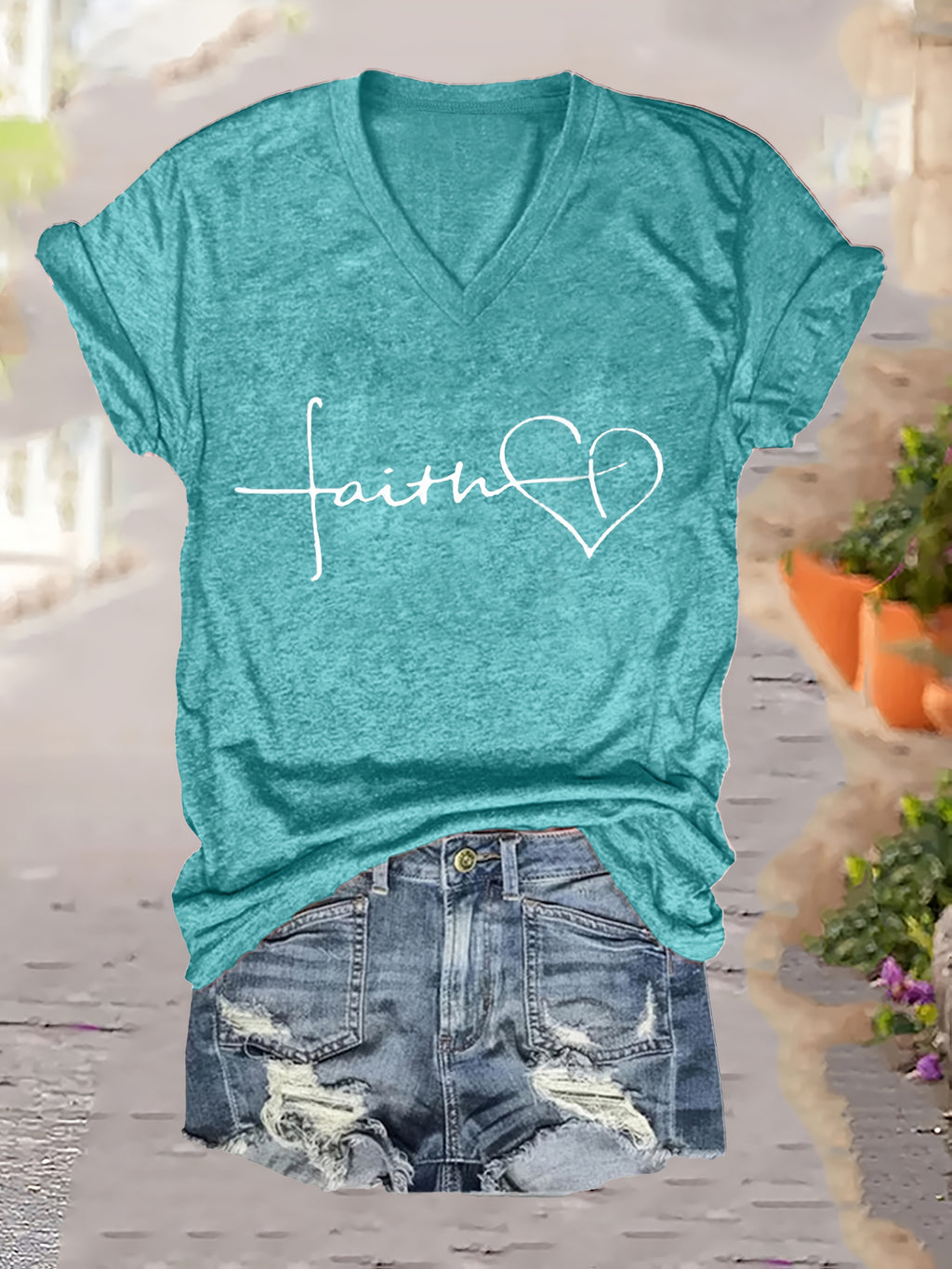 Digital Print Tee Unisex Casual Fit