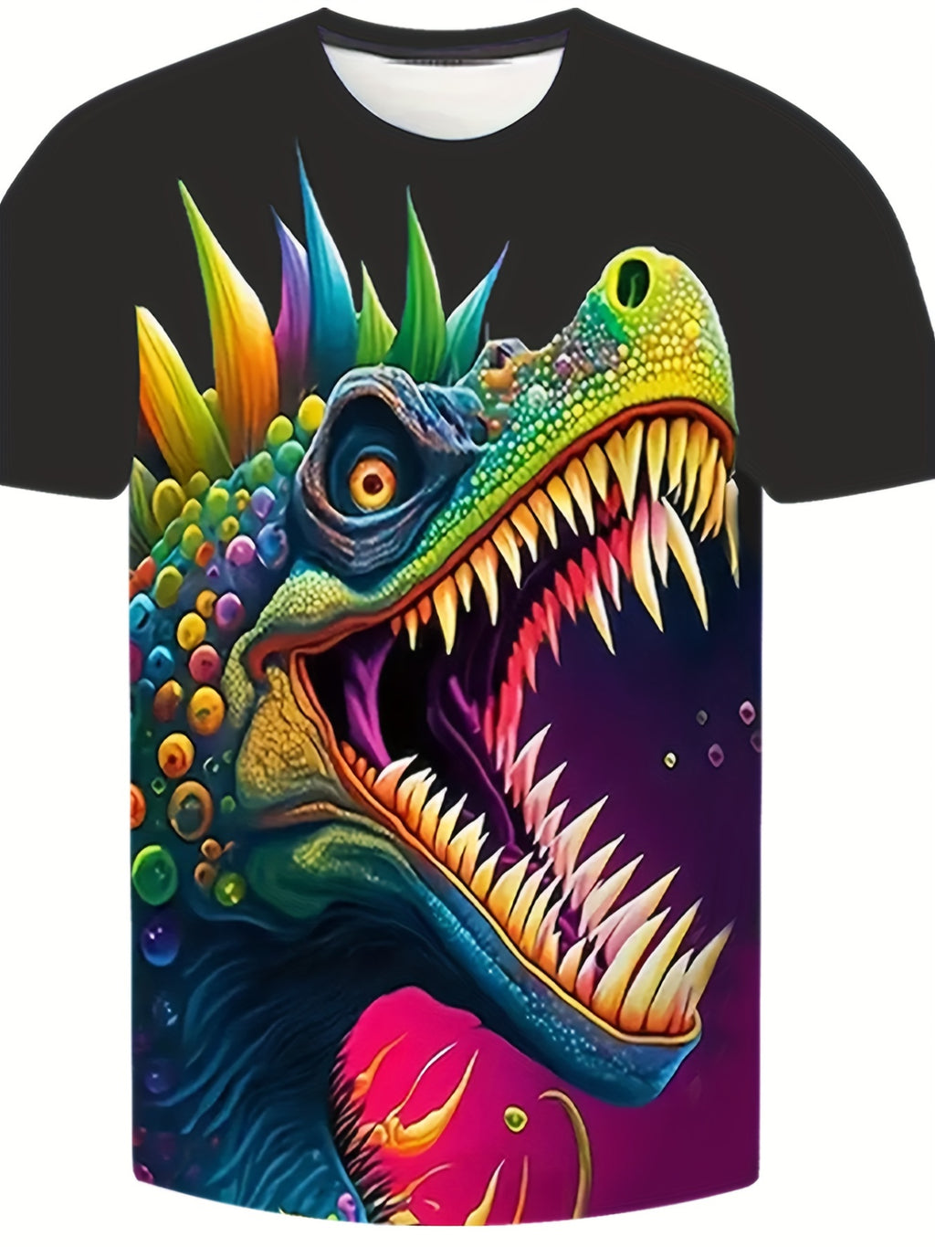 3D Street Style Tee Men Casual Wear