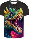 3D Street Style Tee Men Casual Wear