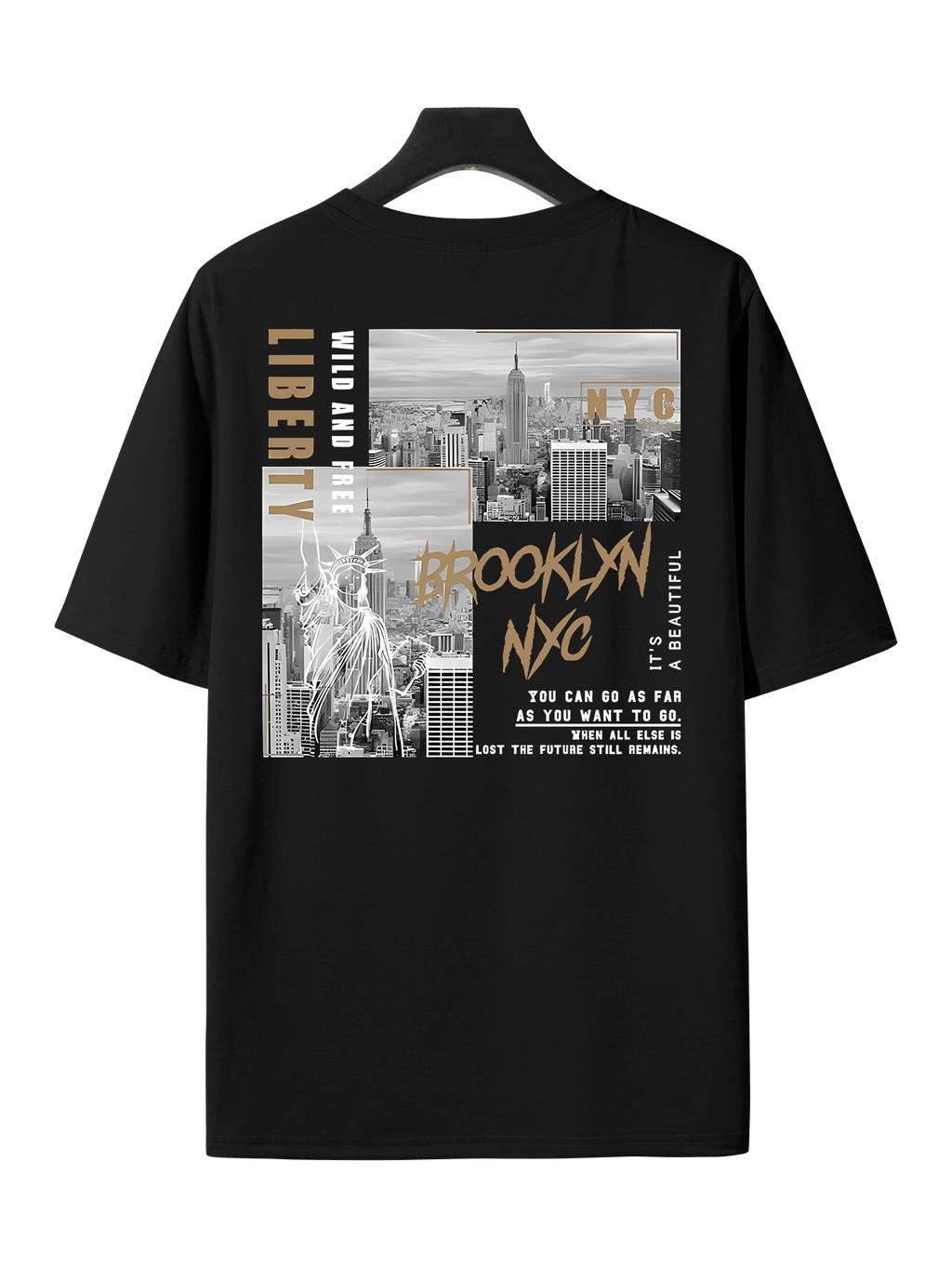 Breathable Digital Tee Men Daily Wear
