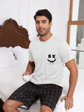Digital 3D Print Tee Men Casual Wear