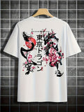 Quick Dry Graphic Tee Unisex Daily Wear