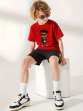 Quick Dry Print Tee Men Daily Comfort