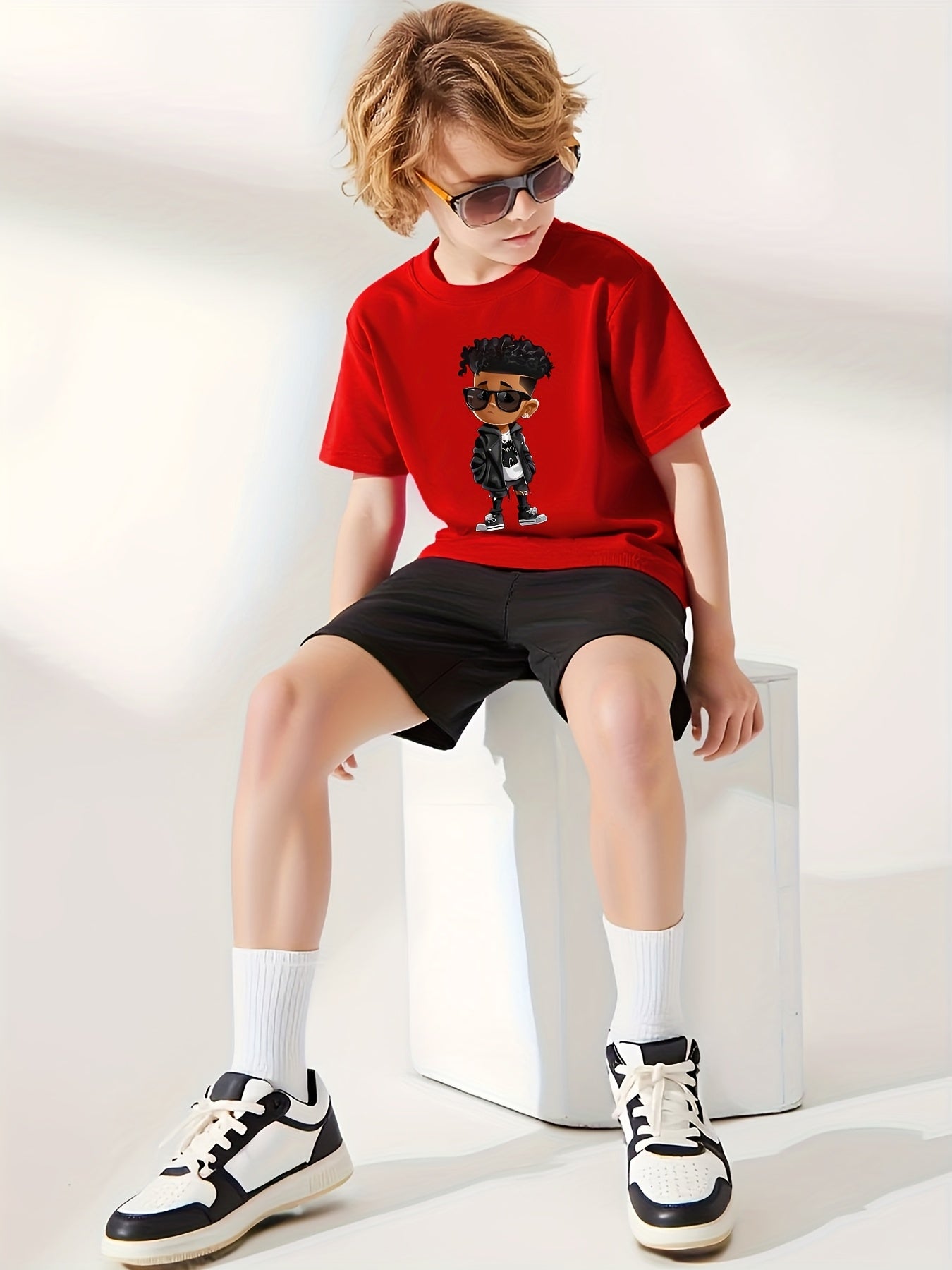 Quick Dry Print Tee Men Daily Comfort