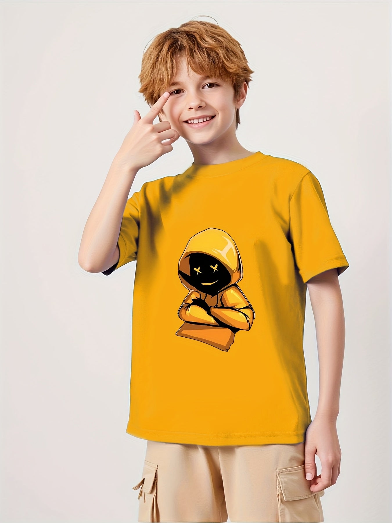 3D Print Tee Men Lightweight Casual Wear