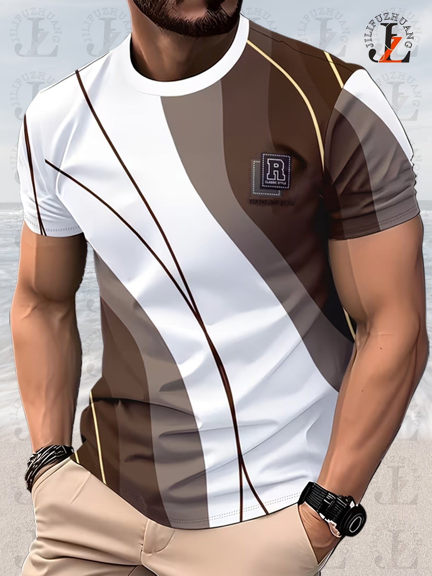 3D Print Tee Unisex Daily Casual Wear