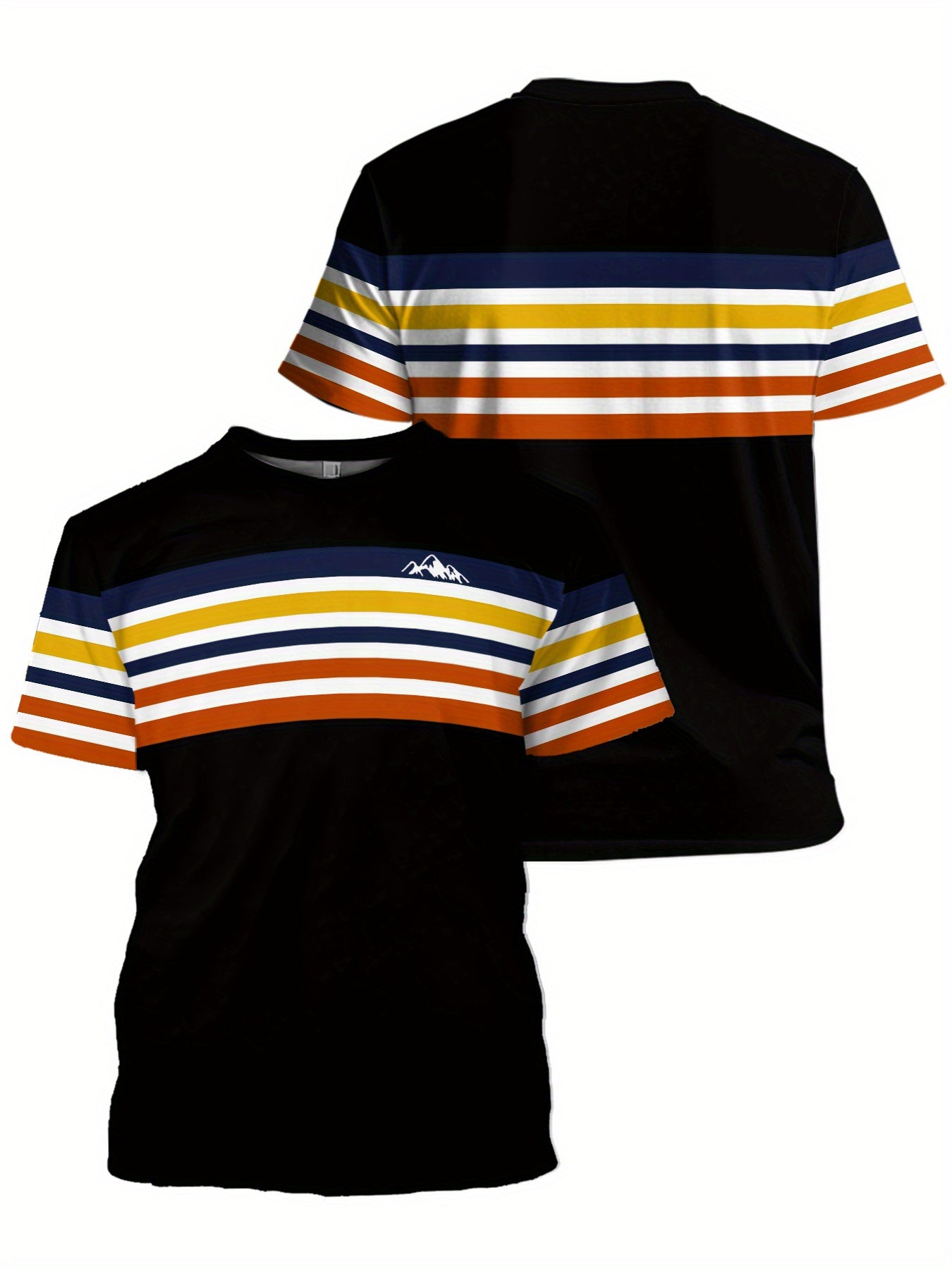 Graphic Digital Tee Men Summer Wear