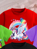 Digital Print Tee Unisex Daily Wear