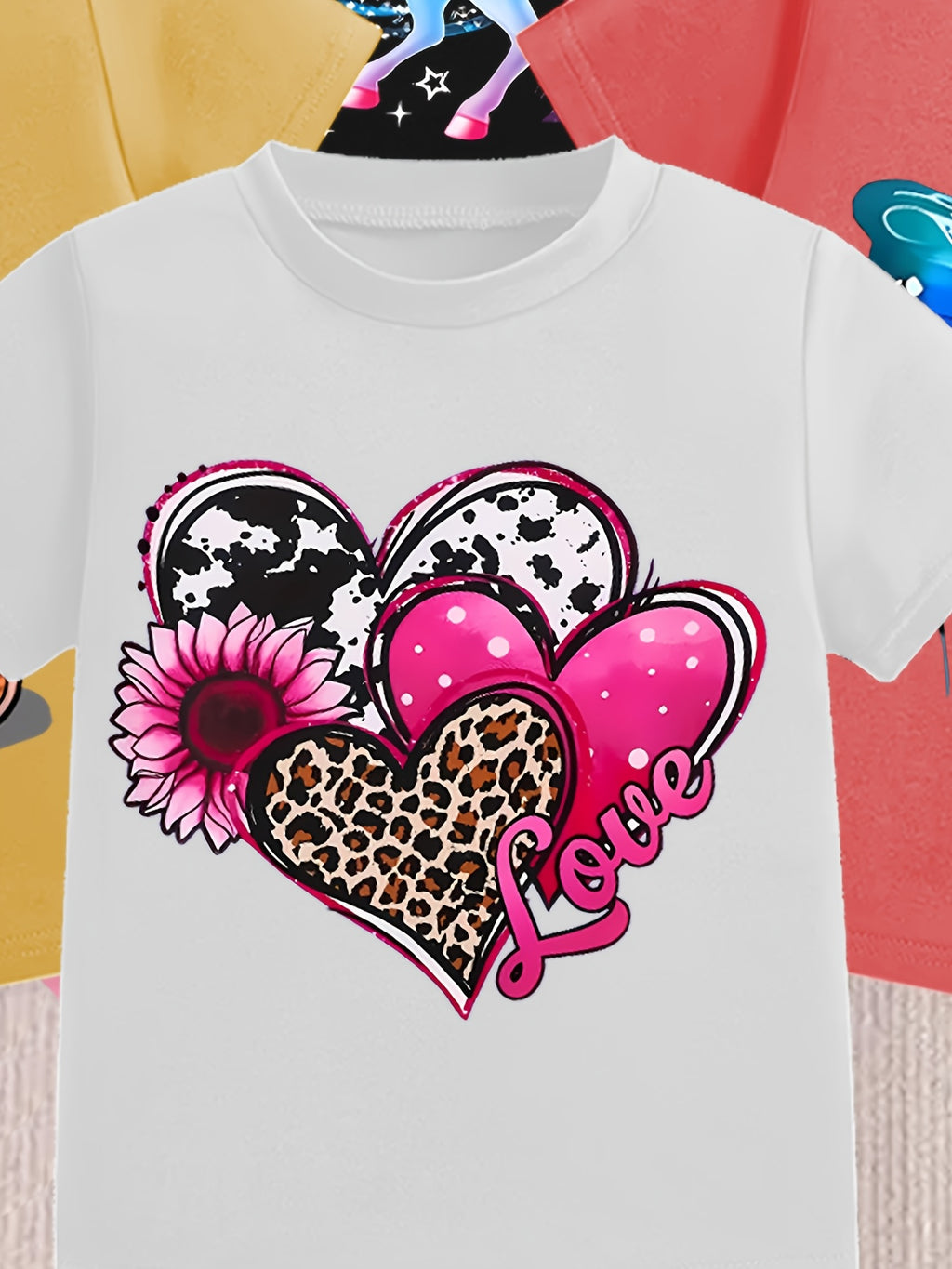 3D Fashion Print Tee Men Daily Comfort