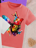 3D Casual Tee Men Lightweight Daily Wear